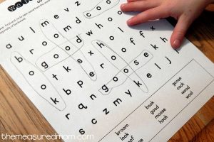 Worksheets for oo words - The Measured Mom