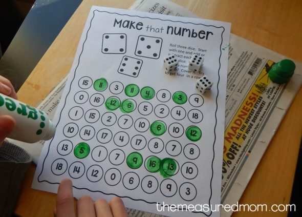 addition and subtraction game 1