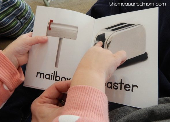 My 2-year-old LOVES these books about colors for toddlers. She carries them around in a little tin lunch box! 