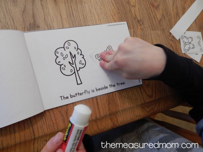 Free positional words activity The Measured Mom