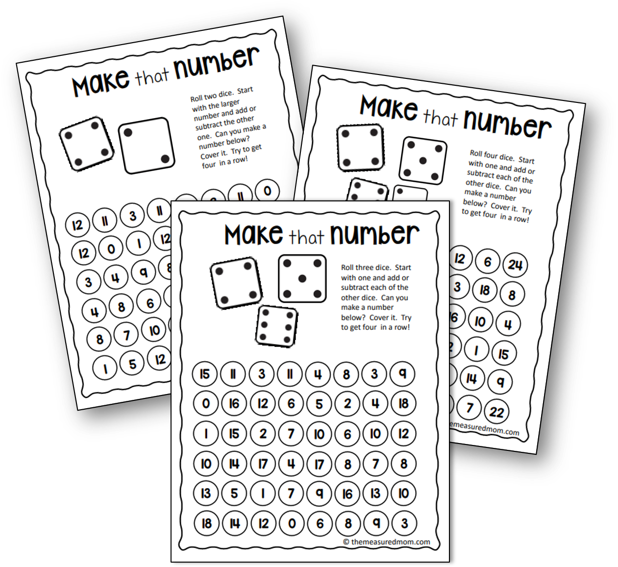 Addition And Subtraction Game - The Measured Mom