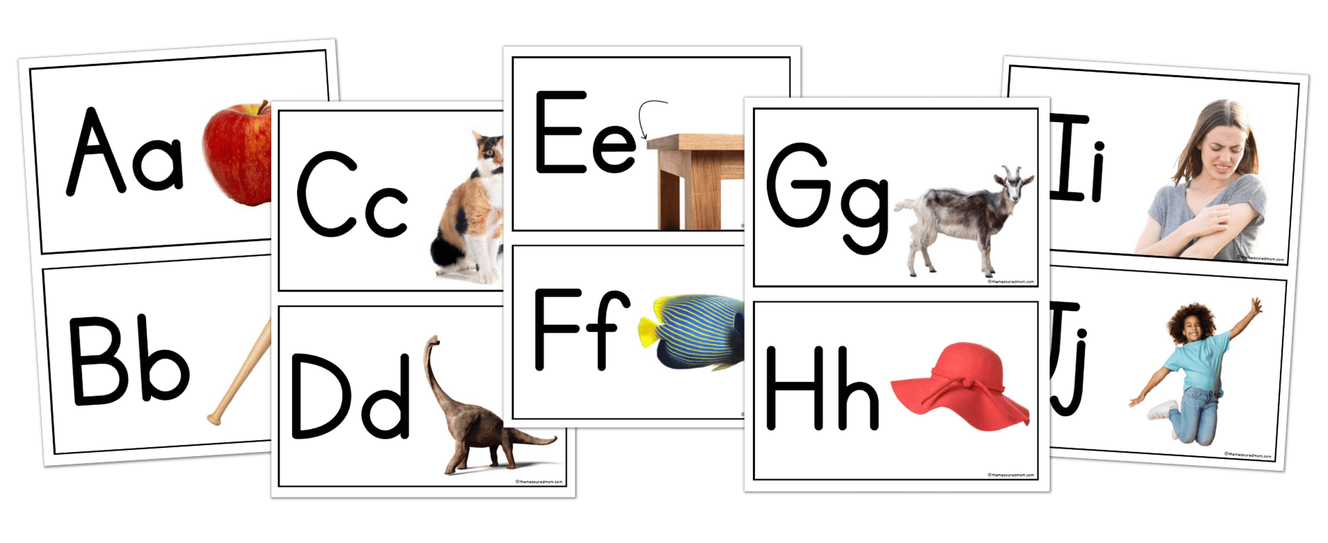 Mnemonic Alphabet Flash Cards & More - The Measured Mom