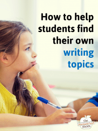 10 Ways to help kids find their own writing topics - The Measured Mom