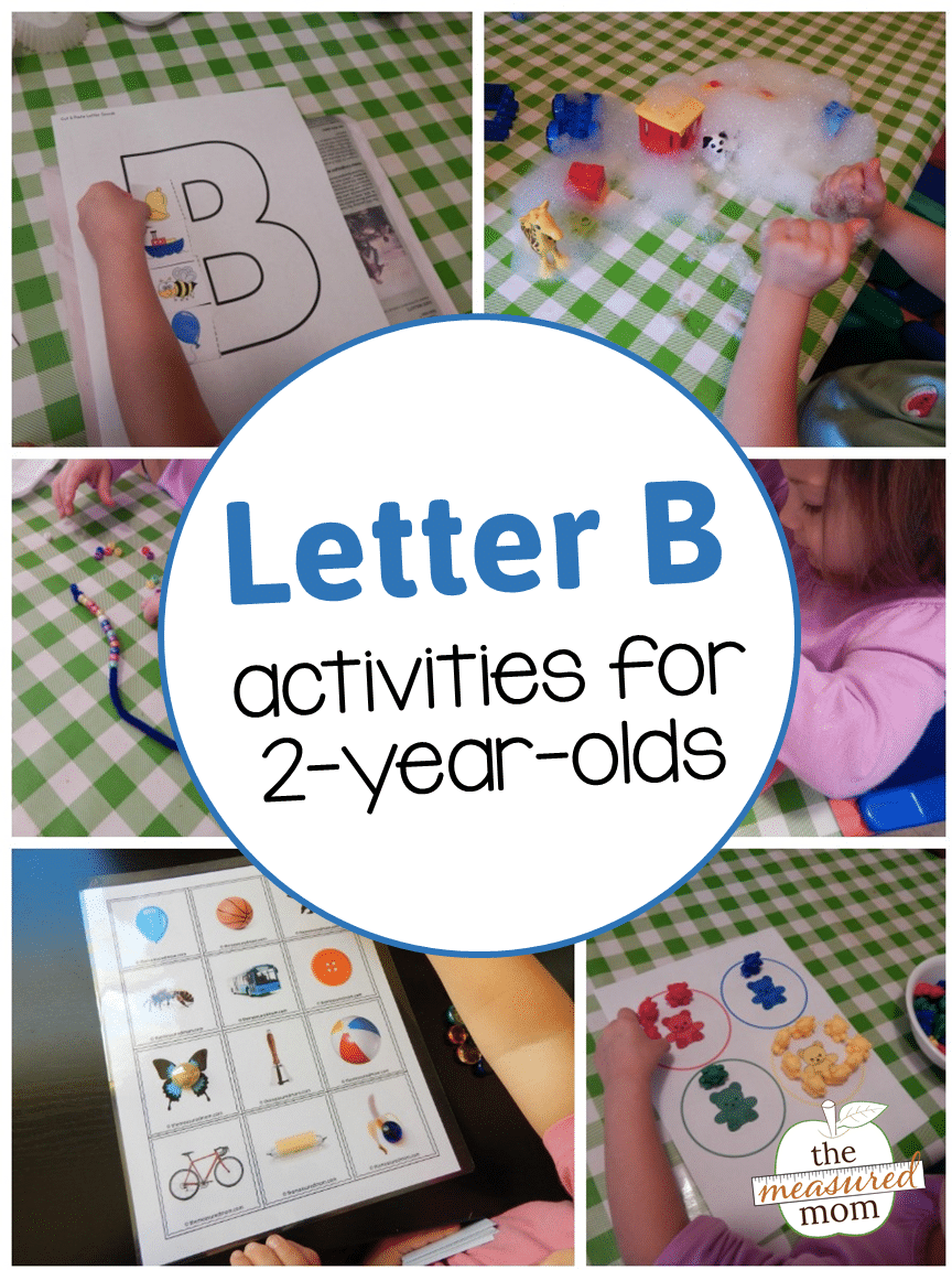 Letter B Activities For 2 Year Olds The Measured Mom