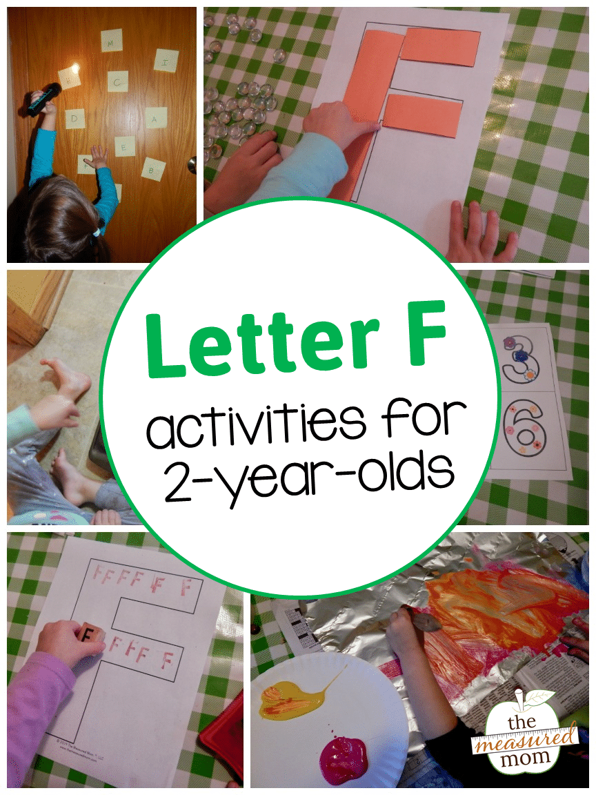Letter F Activities for 2-year-olds - The Measured Mom