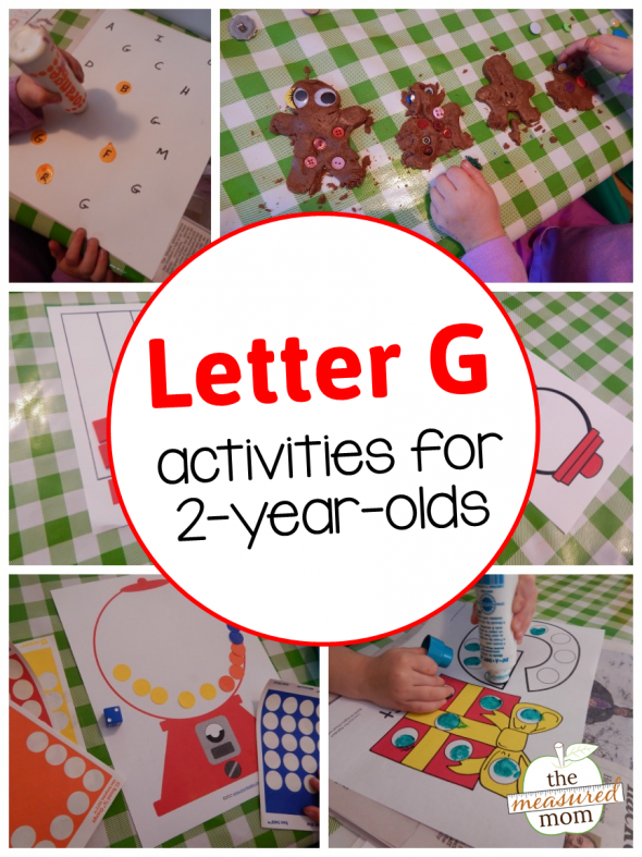 Letter G activities for 2-year-olds - The Measured Mom