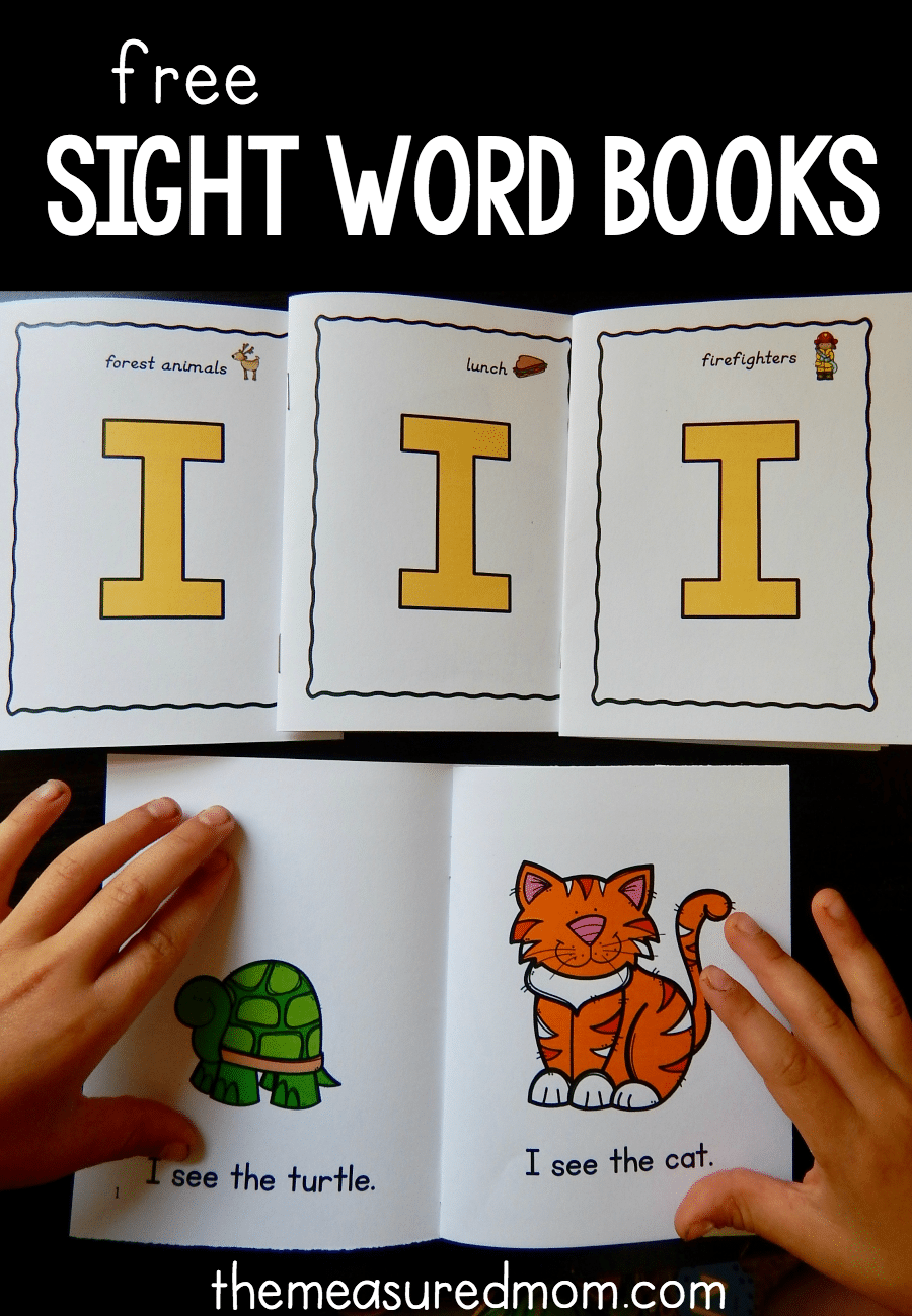 Free Printable Sight Word Books For 1st Grade