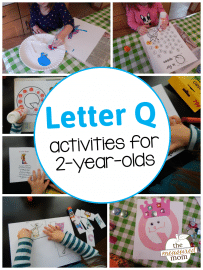 Letter Q Activities for 2-Year-Olds - The Measured Mom
