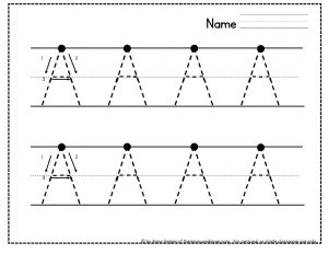 Level 2 handwriting worksheets - uppercase - The Measured Mom