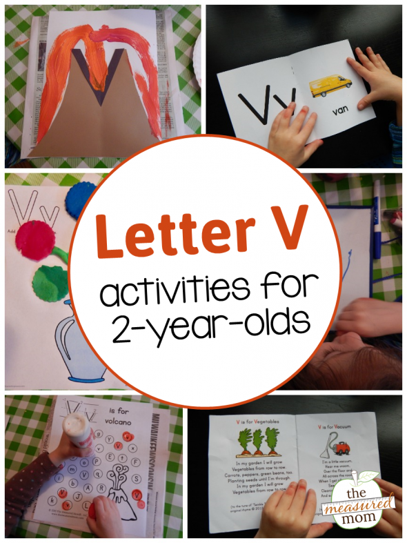 Check out this collection of simple letter V activities for 2-year-olds!