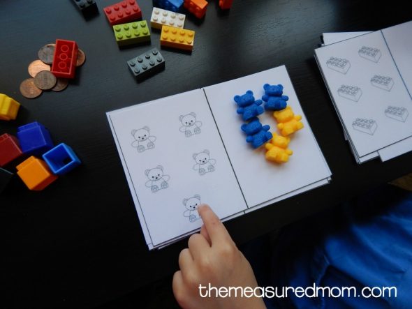 Teach counting with these free printable copycat cards!