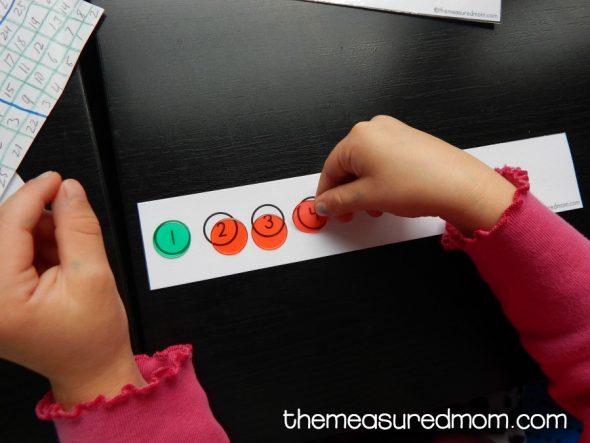 Looking for a fun, hands-on way to teach your preschooler to count to 10? Try our free printable counting strips! 