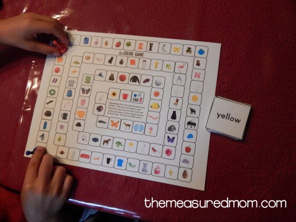 Print this free game to help your students learn the color sight words! 