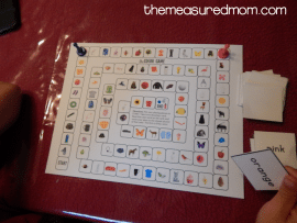 Color sight words game  The Measured Mom