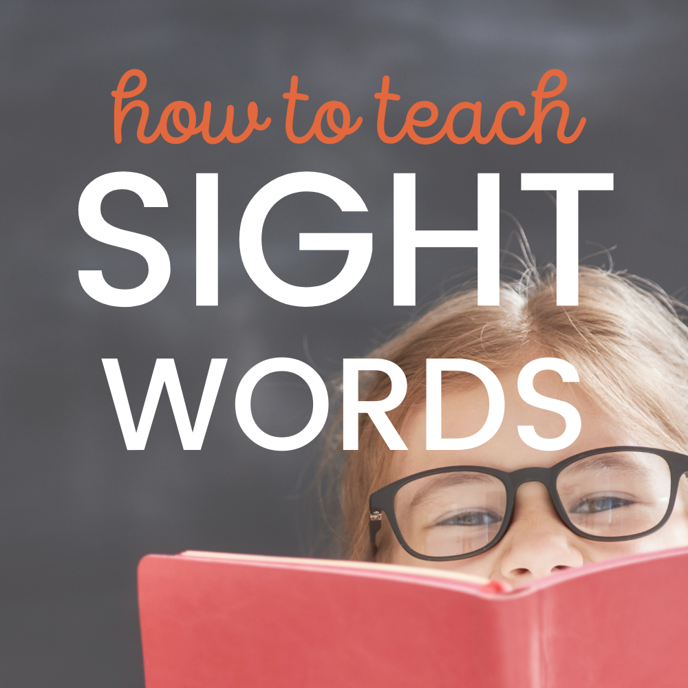 How to teach sight words - The Measured Mom