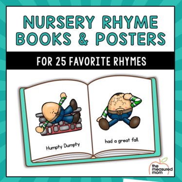 25 Nursery rhyme books and posters - The Measured Mom