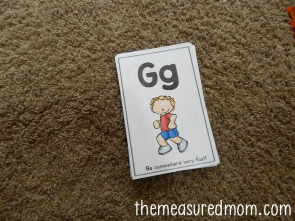 Learn letters and their sounds with these fun (and free!) alphabet action cards!