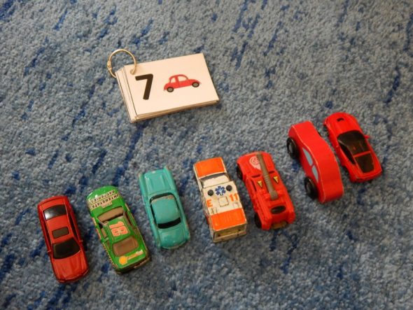 counting toy cars