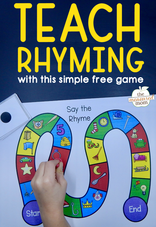 Super Simple Rhyming Game The Measured Mom