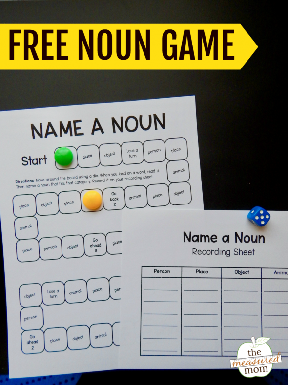 Name A Noun Game The Measured Mom