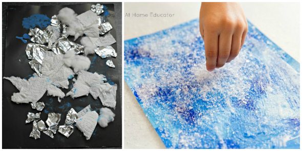 Winter Art for Toddlers - How Wee Learn