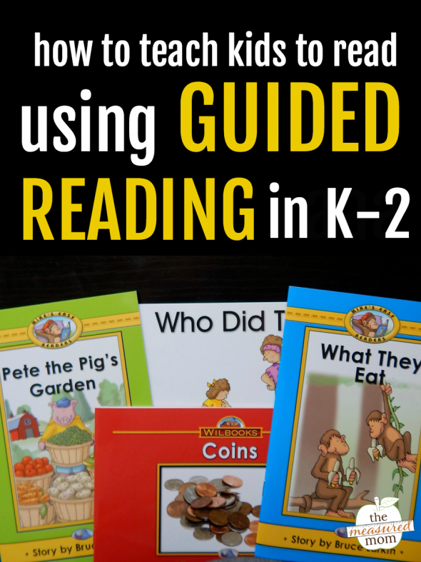 Image promoting a series about teaching guided reading