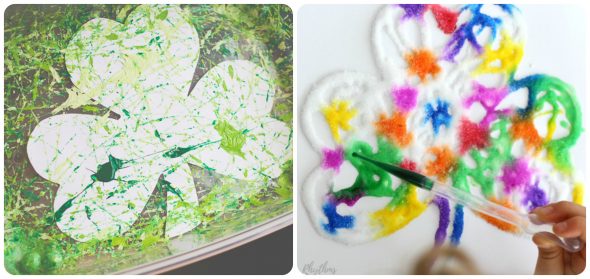 Find ten St. Patrick's Day crafts for preschoolers - low on prep, high on fun! 