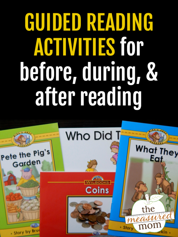 Before During After Guided Reading Activities The Measured Mom