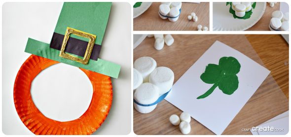 Find ten St. Patrick's Day crafts for preschoolers - low on prep, high on fun! 