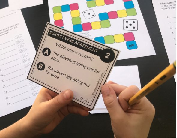 Subject Verb Agreement Game The Measured Mom