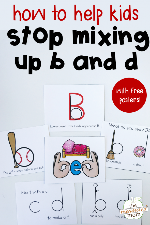 8 Ways To Stop B And D Letter Reversals The Measured Mom