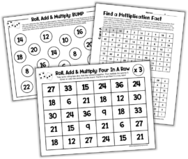 multiplication problem solving activity