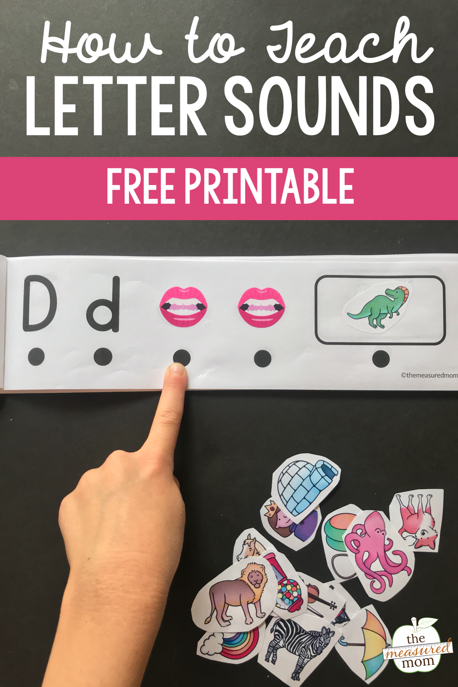 Printable for teaching letter sounds