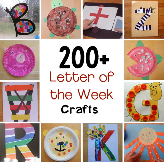 Alphabet crafts from A to Z - The Measured Mom