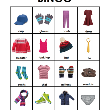 ESL Vocabulary Bundle: Clothing - The Measured Mom