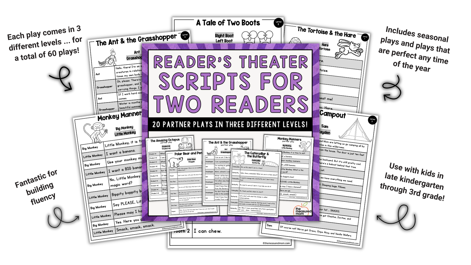 Partner Plays Readers Theater Scripts For 2 Readers The Measured Mom 6567